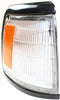 For Toyota Pickup Corner Light 1992 93 94 1995 Passenger Side | Clear & Amber Lens | W/Black Trim | 2WD | TO2521127 | 8161035080