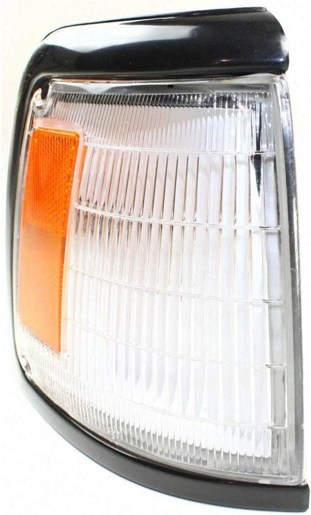 For Toyota Pickup Corner Light 1992 93 94 1995 Passenger Side | Clear & Amber Lens | W/Black Trim | 2WD | TO2521127 | 8161035080