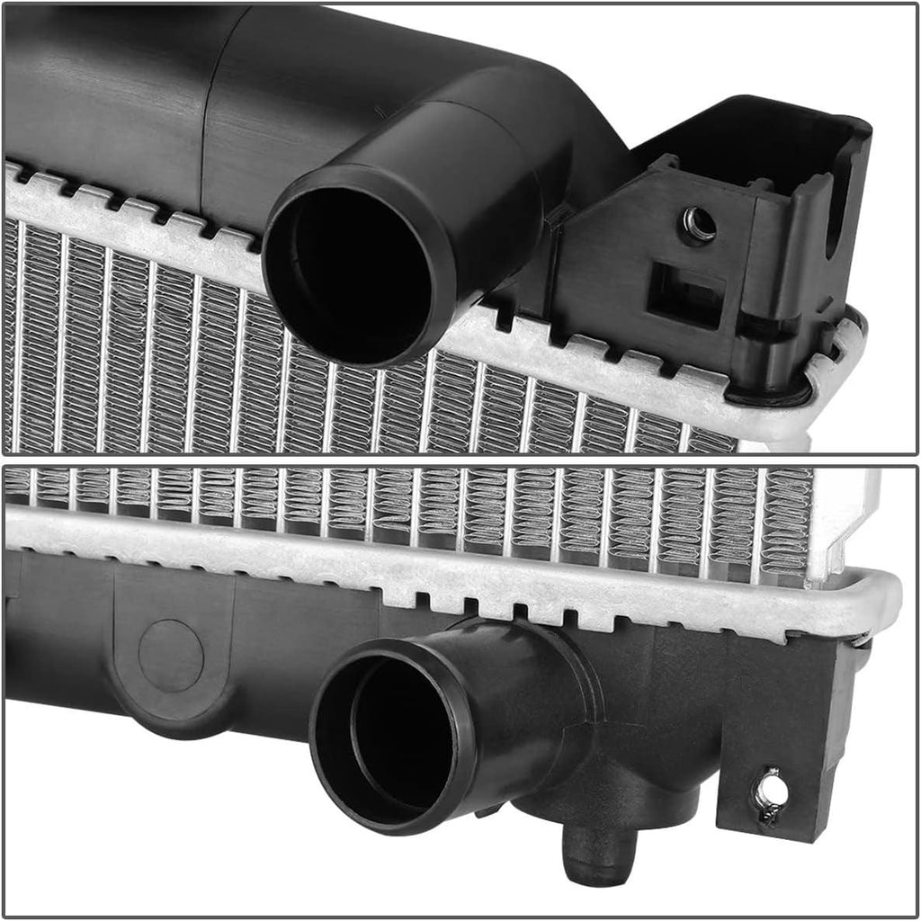 OEM-RA-13028 OE Style 1-Row Aluminum Core Radiator Compatible with 99-02 Suzuki Vitara 1.6L AT,20-3/8" W X 16-3/4" H X 5/8" D,1-5/16" Inlet / 1-5/16" Outlet