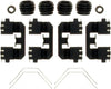 Gold 18K2102X Rear Disc Brake Caliper Hardware Kit with Clips, Springs, Seals, and Bushings