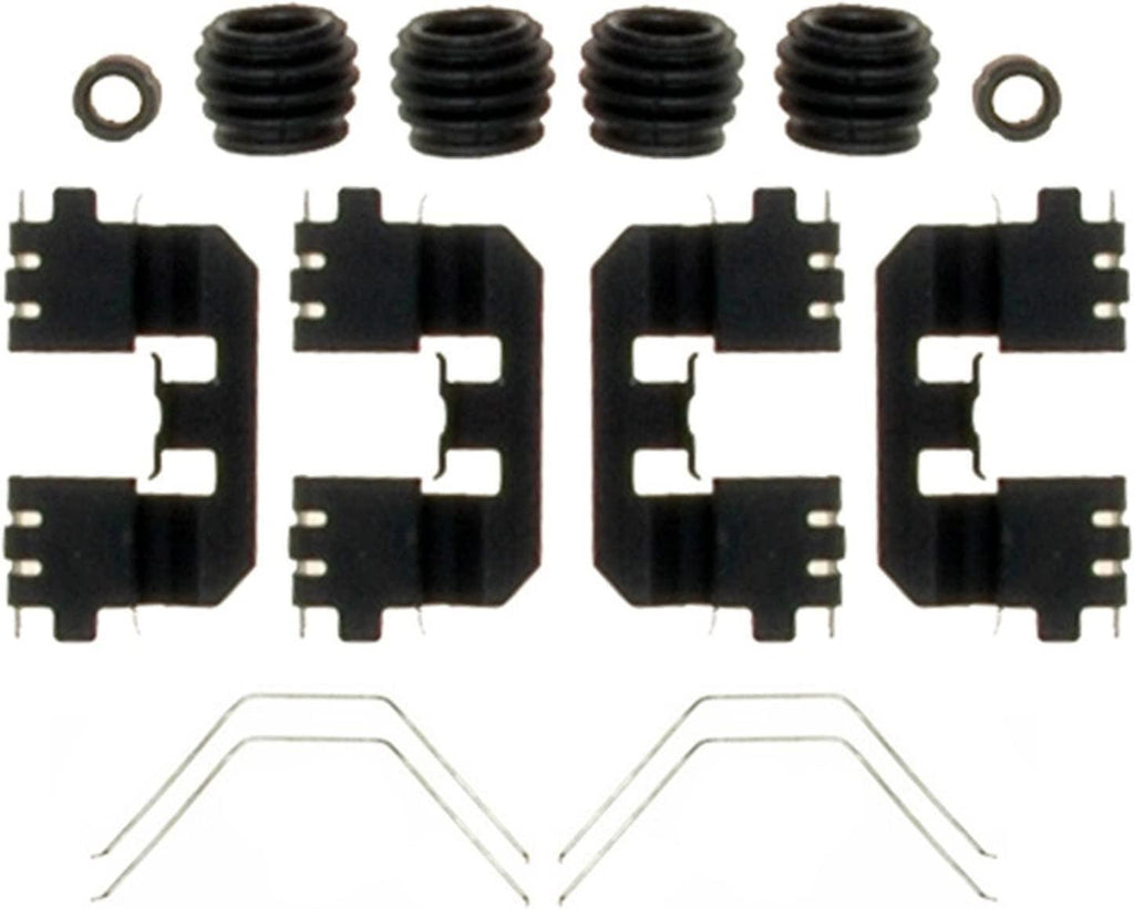 Gold 18K2102X Rear Disc Brake Caliper Hardware Kit with Clips, Springs, Seals, and Bushings