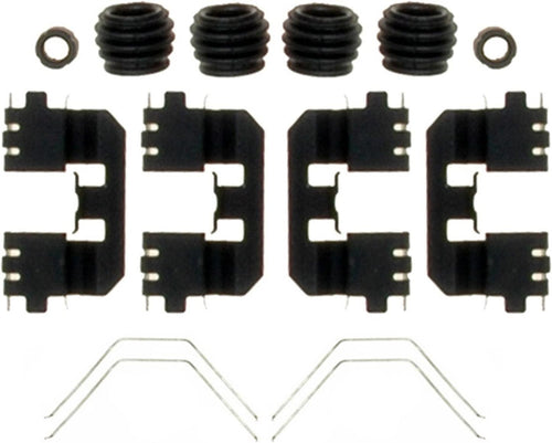 Gold 18K2102X Rear Disc Brake Caliper Hardware Kit with Clips, Springs, Seals, and Bushings