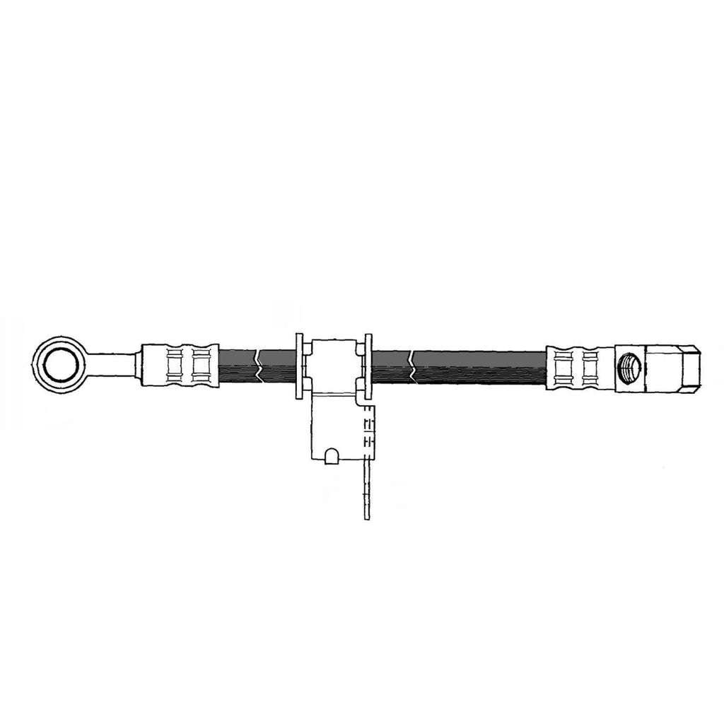 Centric Brake Hydraulic Hose for 1983-1987 Honda Prelude 150.40014