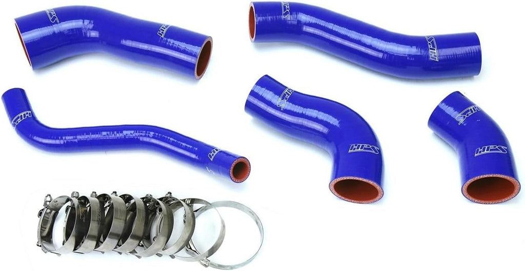 Performance Blue Veloster Silicone Intercooler Turbo Hose Kit OEM Replacement 57-1629-BLUE