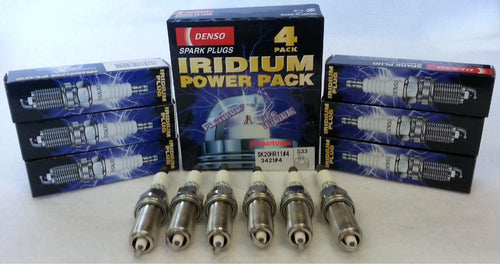 6PC DENSO IRIDIUM POWER SK20HR11 / 3421 LONG LIFE SPARK PLUGS (FOR TOYOTA LEXUS)