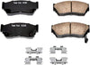 17-510, Z17 Front Ceramic Brake Pads with Hardware