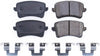 17-1386, Z17 Rear Ceramic Brake Pads with Hardware