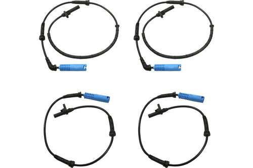 Front & Rear SET Delphi ABS Wheel Speed Sensor for 2006-2010 BMW 550I (58046)