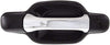 For Chevy Colorado Exterior Door Handle Rear Passenger Side Smooth Black Bezel with Chrome Lever 2004-2012| Trim: LS/LT/WT