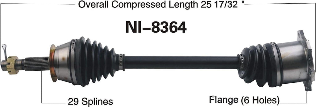 NI-8364 CV Axle