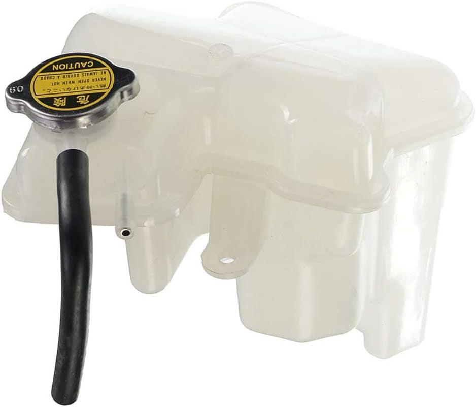 A-Premium Engine Coolant Overflow Recovery Reservoir Tank [W/Cap & Tubing] Compatible with Mazda 626 ES 1998-2002, 626 LX 1998-2002, V6 2.5L, Replace # KLG415350C