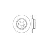 Centric Rear Disc Brake Rotor for BMW (121.34032)