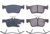 17-1878, Z17 Rear Ceramic Brake Pads with Hardware