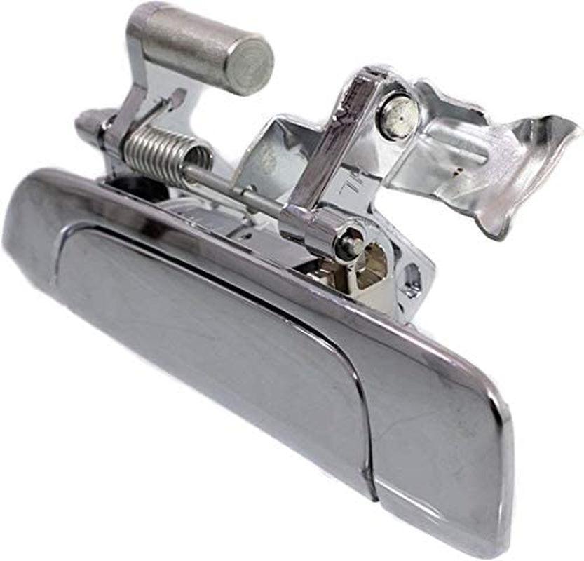 Front and Rear Exterior Door Handle Set of 4 Compatible with 2001-2005 Honda Civic Chrome Driver and Passenger Side