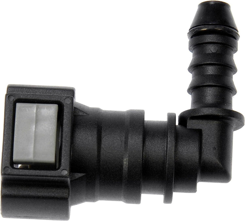 Dorman 800-212 Quick Connector 3/8 In. S to 6Mm Nylon 90 with O Ring, 2 Pack