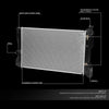 OEM-RA-13152 Factory Style Full Aluminum Core Cooling Radiator Compatible with 09-13 Toyota Corolla 1.8