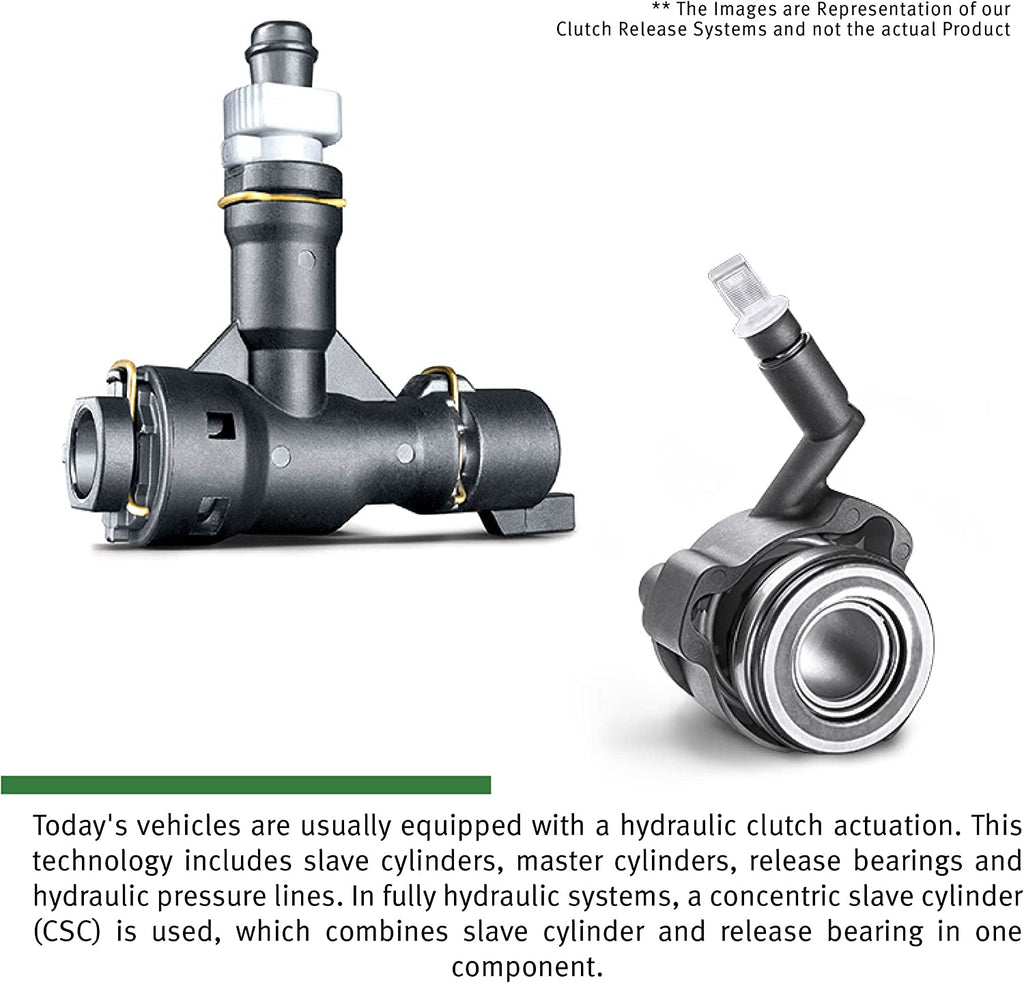 Schaeffler  CRS037 Pre-Filled Clutch Hydraulic Assembly, Clutch Release Replacement Parts, Clutch Hydraulics, OEM Clutch Replacement Parts