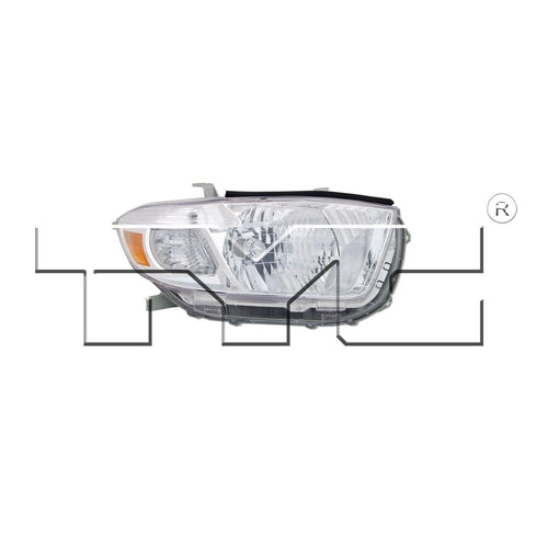 TYC Headlight Assembly for 08-10 Highlander 20-6897-01