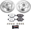 K5667-26 Rear Z26 Carbon Fiber Brake Pads with Drilled & Slotted Brake Rotors Kit