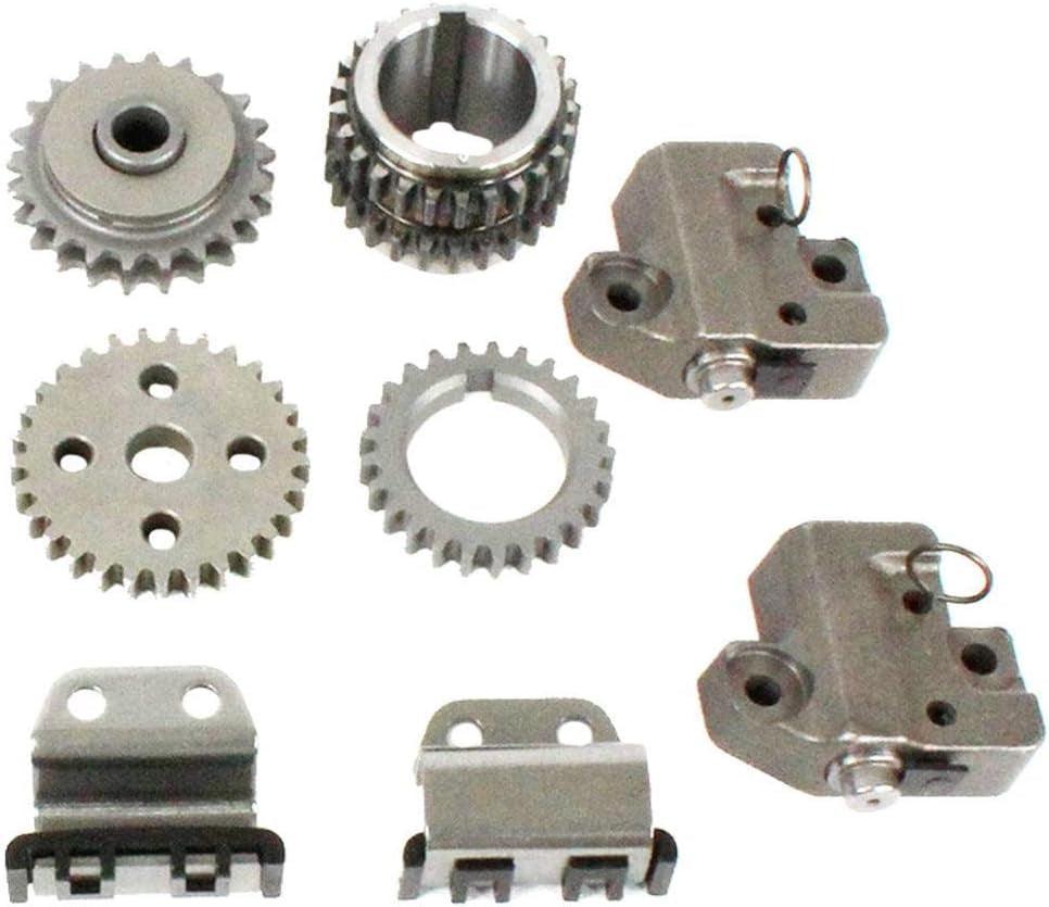 DNJ TK174A Timing Chain Kit for 2006-2015 Hyundai, Kia/Borrego, Genesis, Genesis Coupe, Santa Fe, Sedona, Sonata, Sorento 3.3L, 3.5L, 3.8L DOHC V6 24V VIN 1, VIN D,