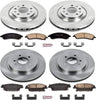 KOE2875 Autospecialty Front and Rear Replacement Brake Kit-Oe Brake Rotors & Ceramic Brake Pads
