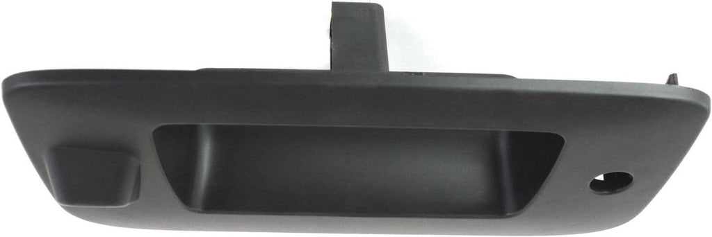 Tailgate Handle Compatible with CHEVROLET Silverado/Sierra 2007-2014 Tailgate Handle Set of 2 with Bezel outside Primed with Keyhole