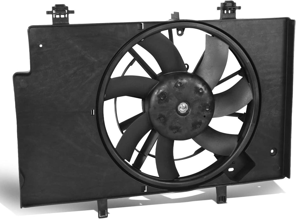 Factory Style Radiator Fan Assembly Compatible with 11-19 Fiesta 1.6L,OEM-RF-0474