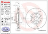 Brembo Front Disc Brake Rotor for 13-17 Audi Q5 (09.B822.11)