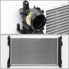 OEM-RA-2337 OE Style Direct Fit Aluminum Radiator Compatible with 01-07 Mercedez C240 / C230 / SLK280, 25-5/8" W X 16" H X 1" D, 1-5/16" Inlet, 1-5/16" Outlet
