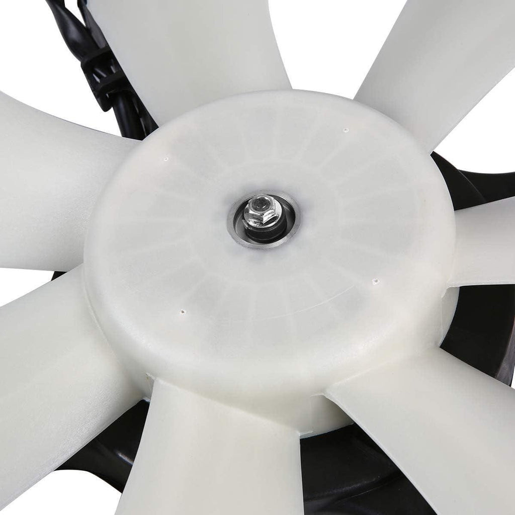 OEM-RF-0221 Factory Style Radiator Cooling Fan Assembly Cooling Efficiency Improved Direct Replacement [Compatible with 2004-2012 Galant],Black