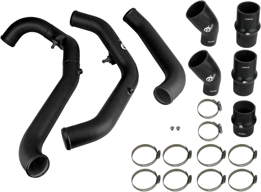 46-20298-B Bladerunner 2-1/2" Hot Charge Pipe for 17-20 Ford F-150 Raptor, Aluminum, Black