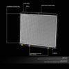 OEM-RA-2321 OE Style Aluminum Cooling Radiator Replacement Compatible with 00-06 Tundra AT, 27-3/8" W X 22-5/8" H X 1-7/16" D, 1-1/2" Inlet, 1-1/2" Outlet