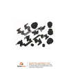 Disc Brake Hardware Kit for Q70, Q70L, QX60, 370Z, EX35, FX35, Fx45+More 13399Q