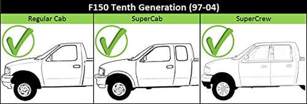 Front, Passenger Side Exterior Door Handle Compatible with 1997-2003 Ford F-150, Fits 1997-1999 Ford F-250, Fits 1997-2002 Ford Expedition, Fits 1998-2002 Lincoln Navigator