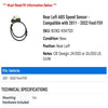 Rear Left ABS Speed Sensor - Compatible with 2011 - 2022 Ford F59 2012 2013 2014 2015 2016 2017 2018 2019 2020 2021