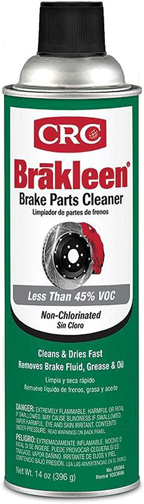 CRC 05084 BRAKLEEN Brake Parts Cleaner - Non-Chlorinated - 14 Wt Oz