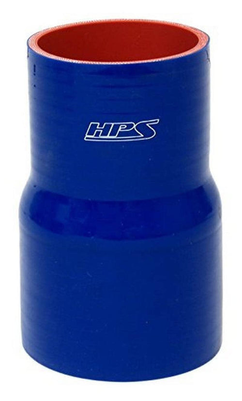 HTSR-300-500-L4-BLUE High Temp 4-Ply Reinforced Silicone Reducer Coupler Hose, 40 PSI Maximum Pressure, 4