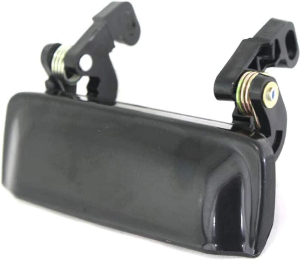 Door Handle for Ford Ranger 2001-2011 Driver or Passenger Side | Single Piece | Exterior | Front | Smooth Black | Trim: All Submodels | FO1310155 | 6L5Z1022404CAPTM
