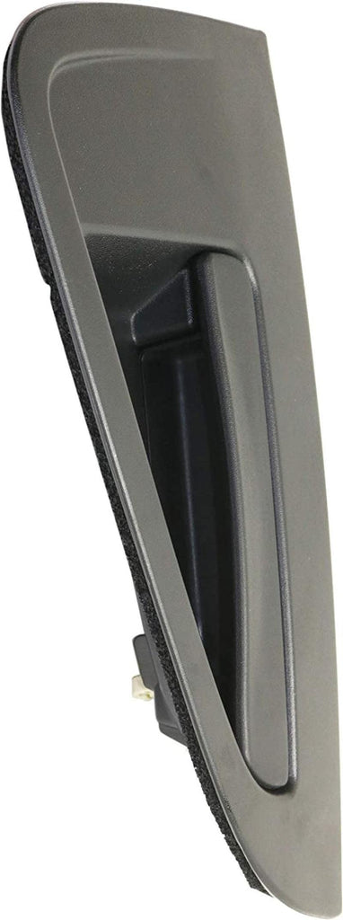 Rear Exterior Door Handle Compatible with 2013-2015 Chevrolet Spark, Set of 2, Driver and Passenger Side, Textured Black