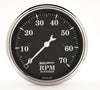 1798 Old TYME Black Electric Tachometer 3.125 In.