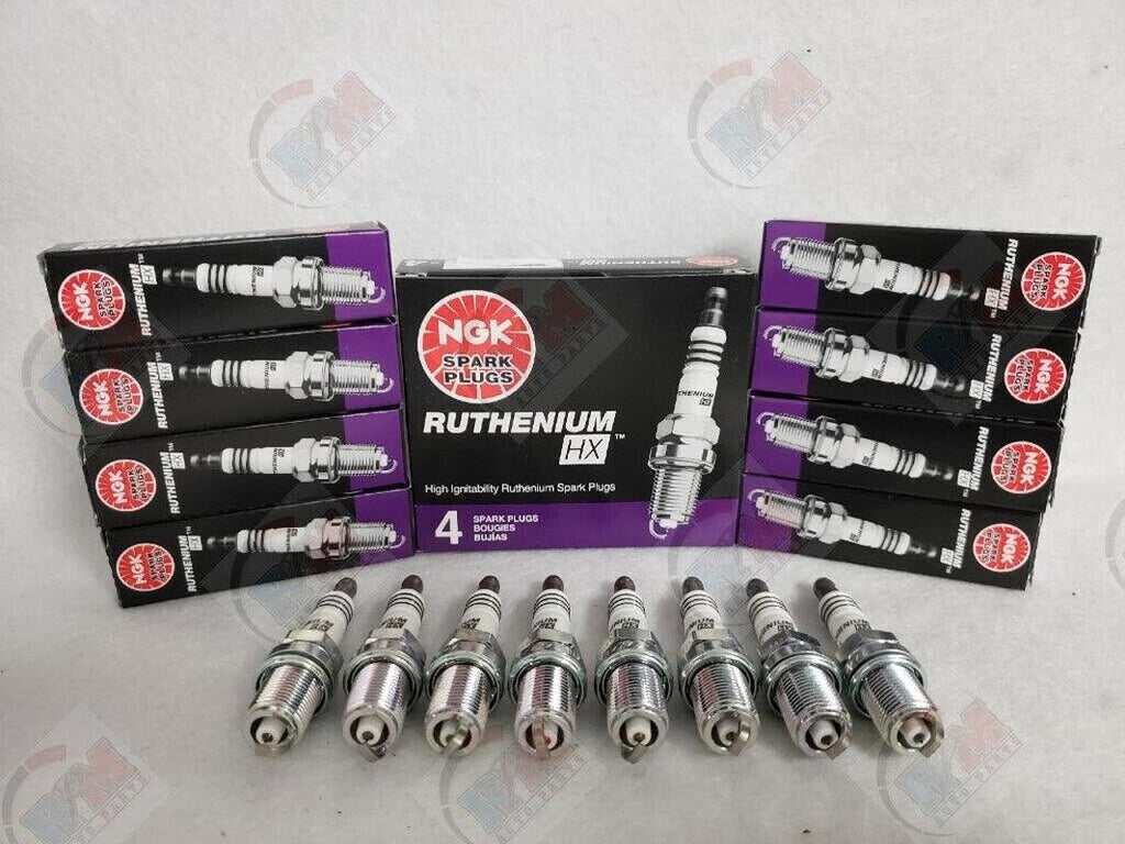 NGK RUTHENIUM HX Spark Plugs TR5AHX 94567 Set of 8