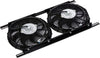 Hayden Automotive  Dual Electric Fan Kit, Black