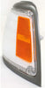 Compatible with Toyota Pickup Corner Light 1992 93 94 1995 Driver Side | 2WD | Clear & Amber Lens | Base | TO2520126 | 8162035090