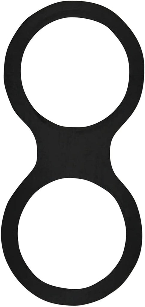 Keep It Clean Wiring Accessories  19 Mm 2 Billet Button Plate, Retro Black