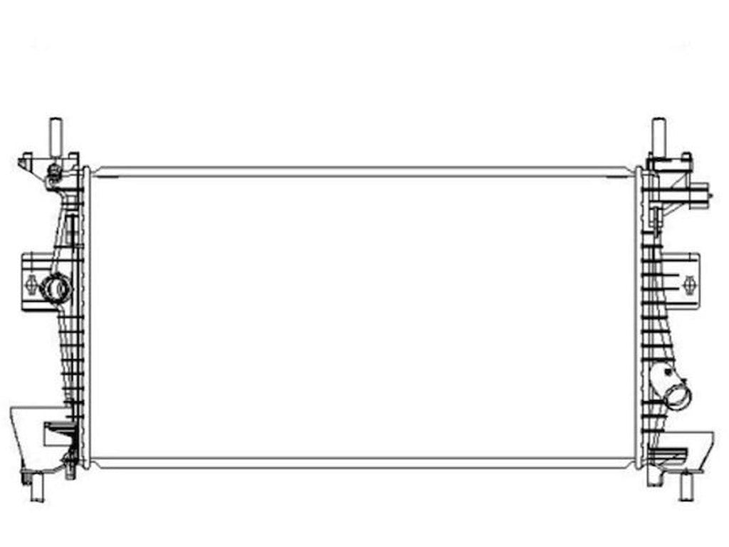 Radiator - Compatible with 2012 - 2016 Ford Focus Electric 2013 2014 2015