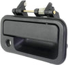 Front Exterior Door Handle Set of 2 Compatible with 1998-2000 Isuzu Amigo, Fits 1998-2002 Honda Passport Textured Black Driver and Passenger Side