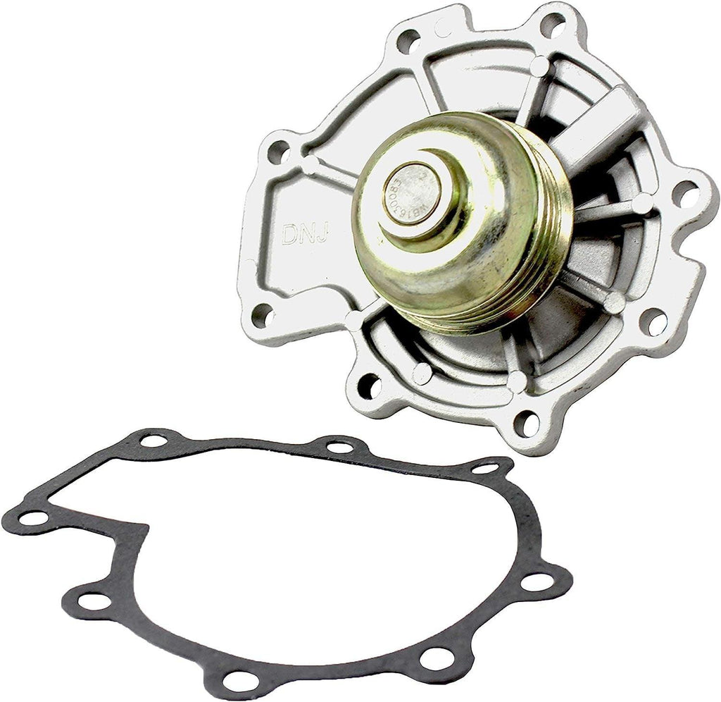 DNJ WP4011 Water Pump/For 1995-2008/ Ford, Jaguar, Mazda, Mercury/Contour, Cougar, MPV, Mystique, Tribute/ 2.5L, 3.0L/ DOHC/ V6/ 24V/ 155Cid, 181Cid, 2497Cc
