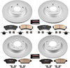 CRK200 Coated Brake Rotor & Ceramic Brake Pads- Front & Rear