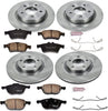 KOE126 Autospecialty Front and Rear Replacement Brake Kit-Oe Brake Rotors & Ceramic Brake Pads