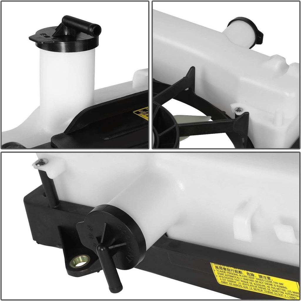 OEM-RF-0989 Factory Style Radiator Cooling Fan Assembly Compatible with 2004-2009 Prius